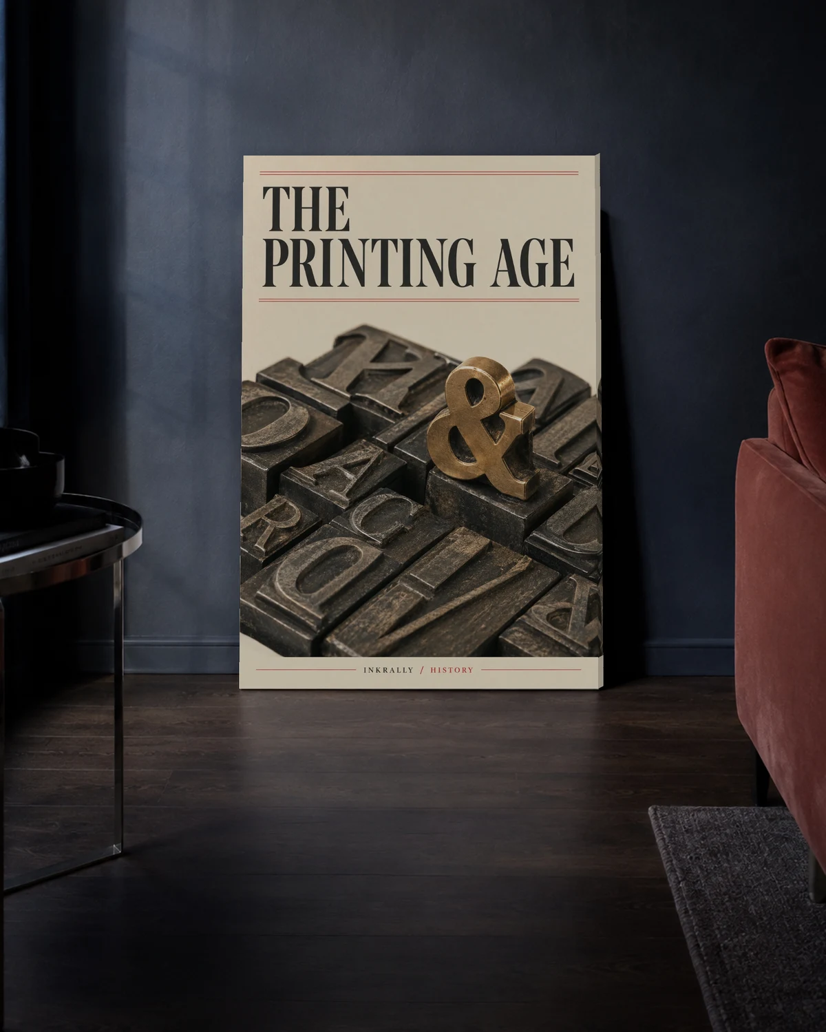 The Printing Age — A richer evening setting.