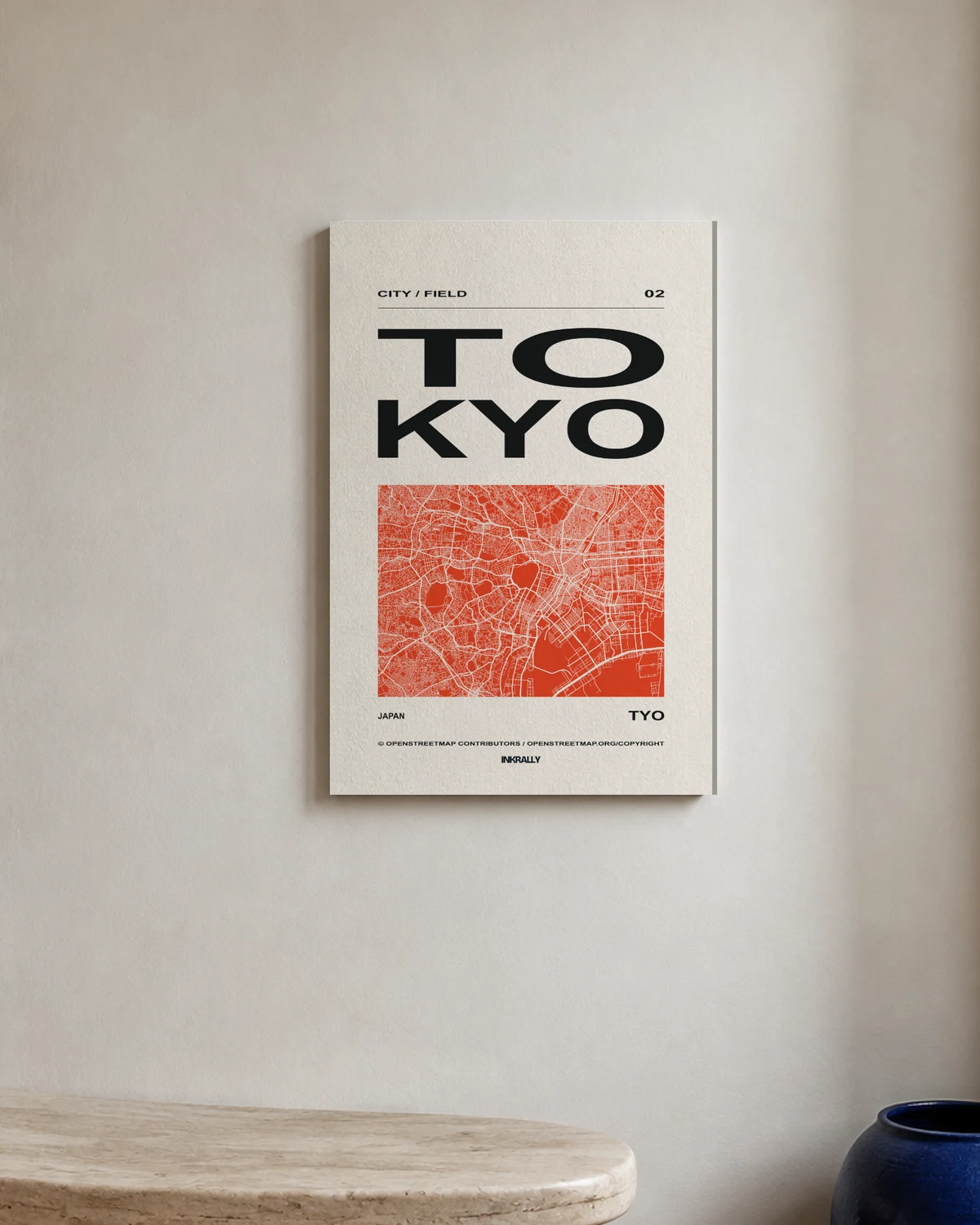 Tokyo / City Field — A bright entryway with natural textures