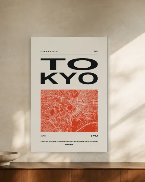 Tokyo / City Field styled in an interior