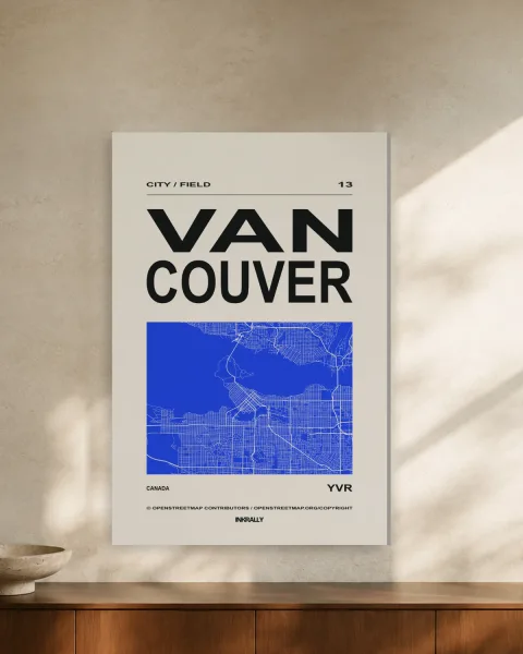 Vancouver / City Field styled in an interior