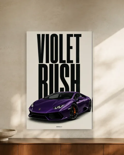 Violet Rush styled in an interior